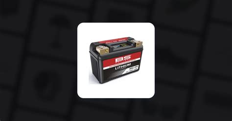 BS Battery BSLI-04 Lithiumbatteri Lithium batterier • Pris