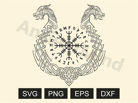 Viking Ornament Svg, Viking Symbol Svg , Viking Ship Svg, Viking SVG ...