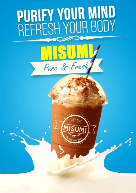 Contoh Poster Niaga Gambar Iklan Produk Minuman Yang Mudah Digambar