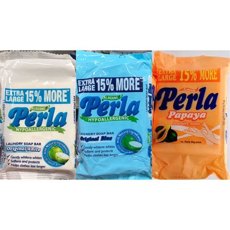 Perla Hypoallergenic Laundry Soap Bar Extra Large 110g | Shopee Philippines