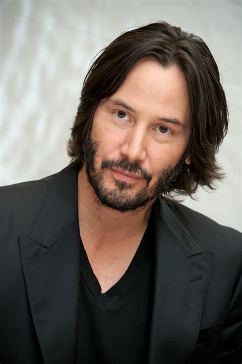 Keanu Reeves | Male Celebrities With Long Hair | POPSUGAR Beauty Photo 11