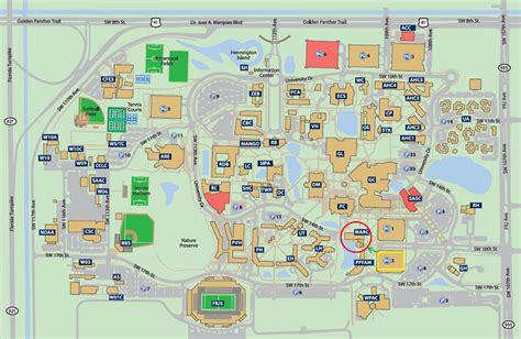 Fiu Modesto Maidique Campus Map - Map Of Us Western States