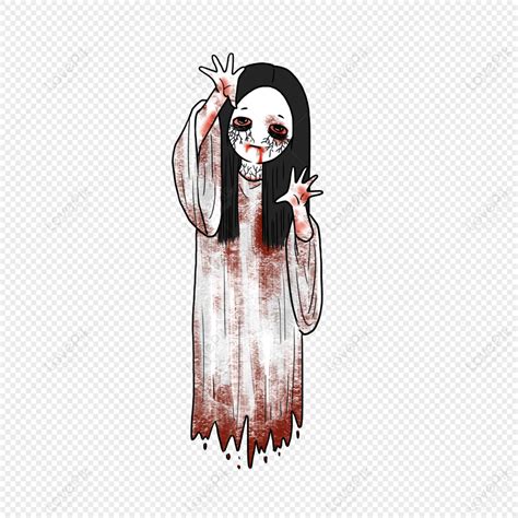 Gambar Hantu Perempuan Halloween PNG Unduh Gratis - Lovepik