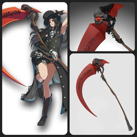 Testament Scythe From Guilty Gear Strive Prop Cosplay 3D STL DIGITAL ...