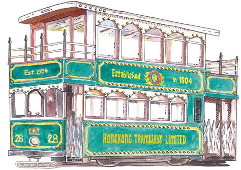 Hong Kong Tram History on Behance