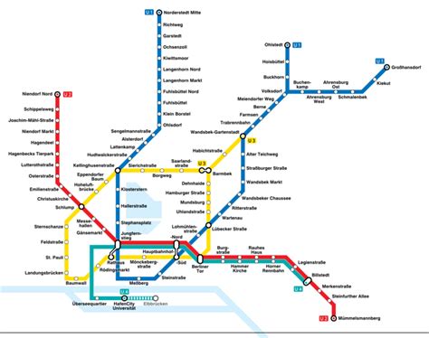 Hamburg | Subway map, Train map, Metro map