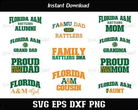 Florida A&M University FAMU Rattlers Sticker Vinyl Decal Laptop Water ...