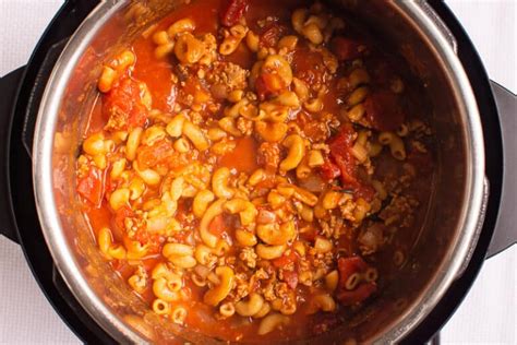 Instant Pot Goulash {30 Minute One Pot Meal} - iFoodReal.com