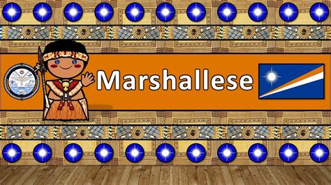 The Sound of the Marshallese language (Numbers, Greetings & The Parable ...