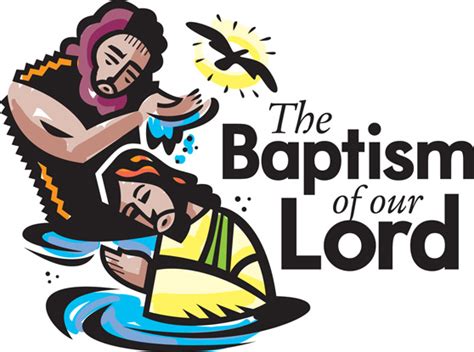 Jesus Baptism Clipart