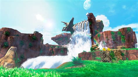 Image - Super Mario Odyssey - Background Artwork - Cascade Kingdom.jpg ...