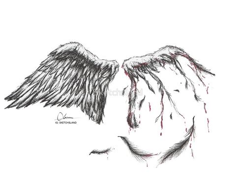 Broken Wings Drawing at PaintingValley.com | Explore collection of ...