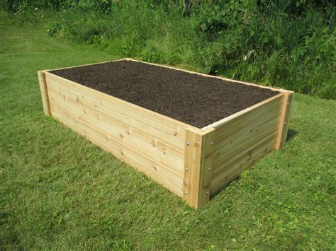 Deep Root Cedar Raised Garden Bed 3' x 6' x 16.5"H