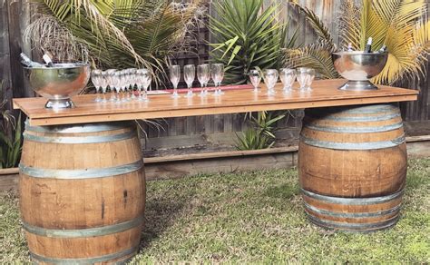 Rustic Barrel Bar - Betta Event Hire