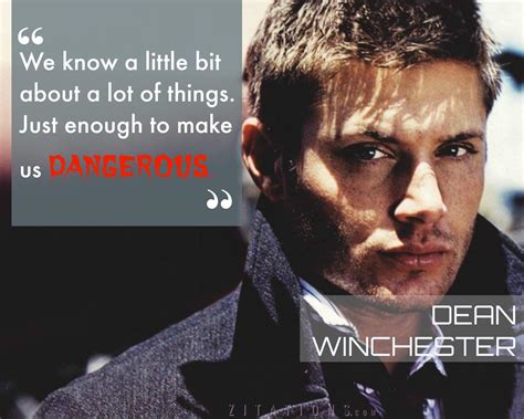 Dean Winchester Quotes - Top 10 Best - Supernatural Quotes