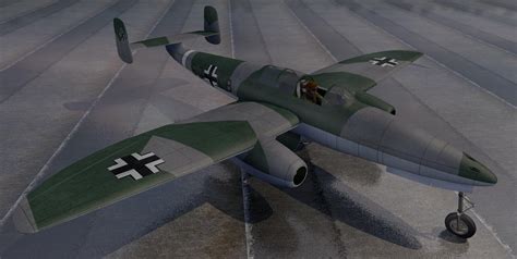 Heinkel He-280A 3D Model by ChipBassChaos