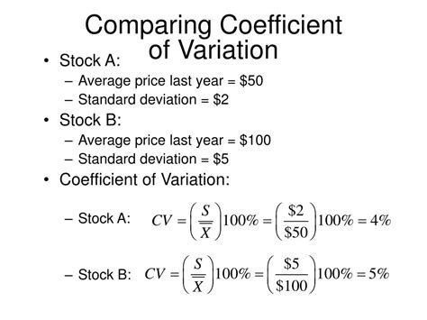 PPT - Coefficient of Variation PowerPoint Presentation, free download ...