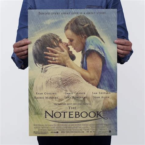 Large Vintage Paper Retro Poster The Notebook nostalgic retro movie ...