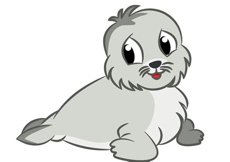 Clipart - Baby seal drawing