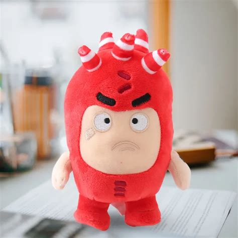 ODDBODS PLUSH STUFFED Toys 18CM Mini Figurines for Boys and Girls (Red ...