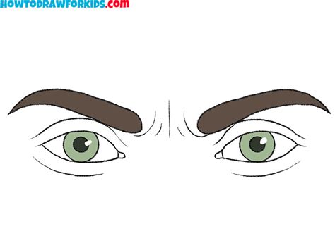 How to Draw Angry Eyes - Easy Drawing Tutorial For Kids