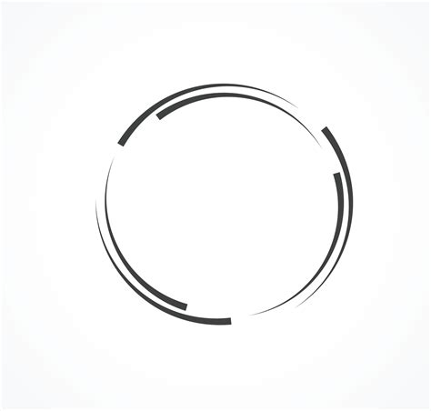 Abstract Lines in Circle Form, Design element, Geometric shape, Striped ...