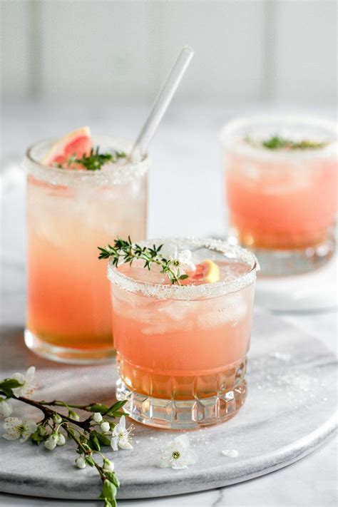 grapefruit thyme mocktail | Flowers in the Salad | Recipe | Alcohol ...