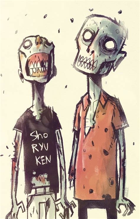 40 Insanely Cool Zombie Drawings and Sketches - Bored Art