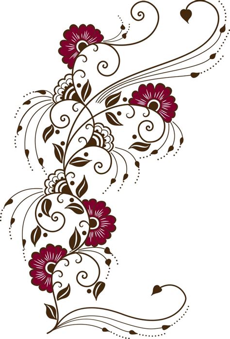 Abstract floral vector illustration | Vector flowers, Floral pattern ...