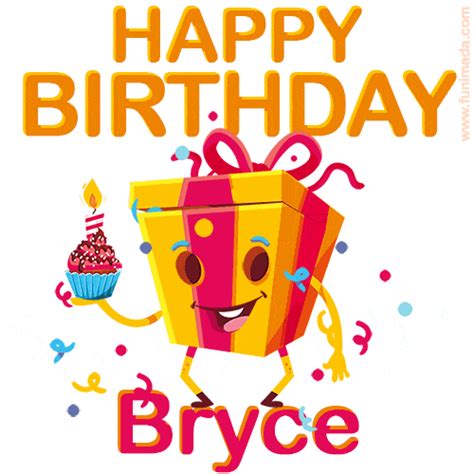 Funny Happy Birthday Bryce GIF | Funimada.com