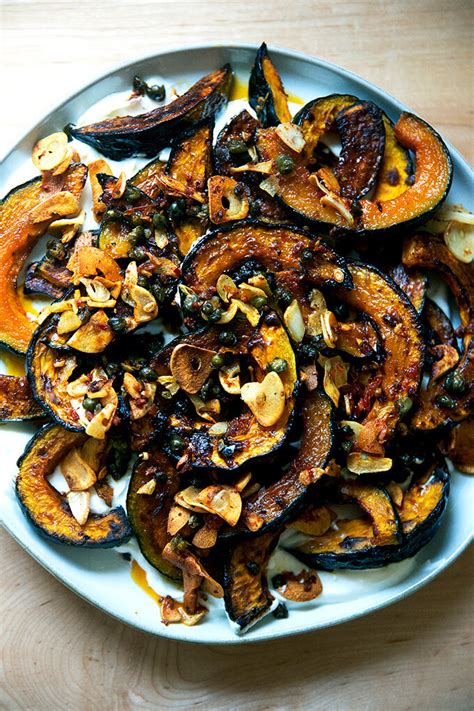 Roasted Kabocha Squash with Garlic and Chilies | Alexandra's Kitchen