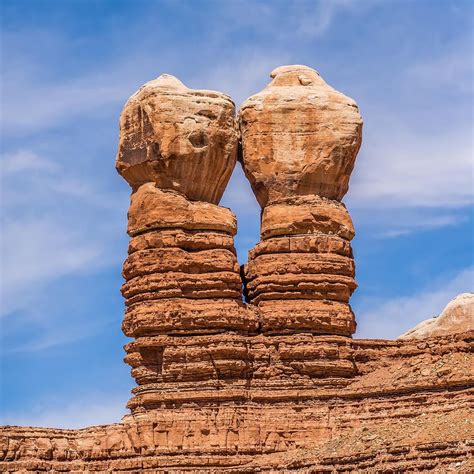 Hoodoo Rock Formations At Utah National Park Mountains by Alex ...