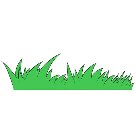 How to Draw Grass - Easy Drawing Tutorial For Kids