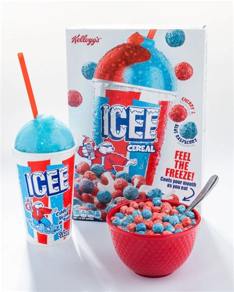 Cooling Slushie-Inspired Cereals : Kellogg's ICEE Cereal