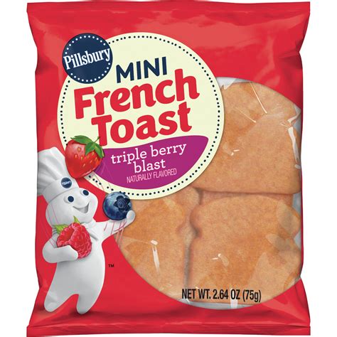 Pillsbury™ Frozen Mini French Toast Triple Berry Blast 2.64 oz ...