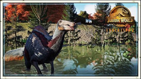 Deinocheirus Habitat Build | Jurassic World Evolution 2 - YouTube