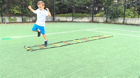 Agility Ladder drills for kids ages 5+ - YouTube