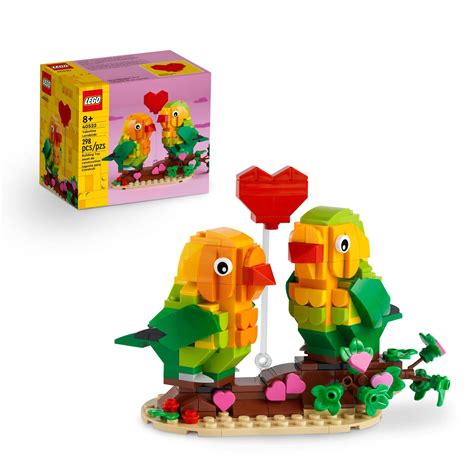 LEGO Valentine Lovebirds 40522 Building Toy Set; for Kids, Boys and ...