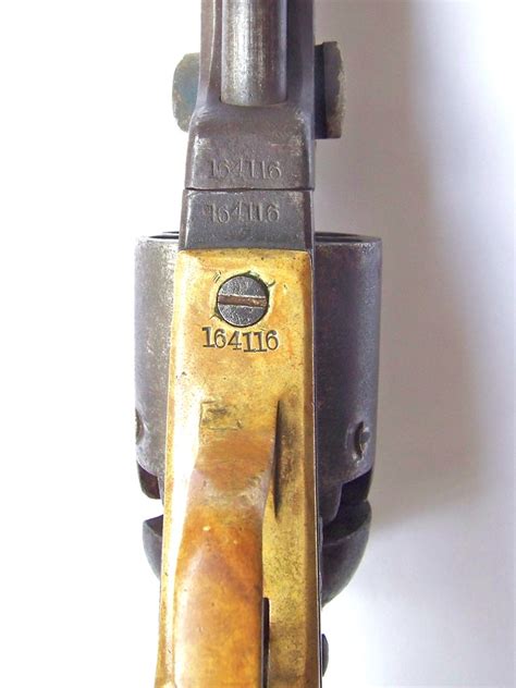 Colt Model 1851 Navy Revolver | Serial number of gun 164116 … | Flickr