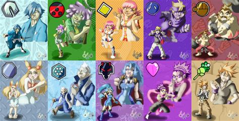 Pokemon-Gym Leaders Gen 2 by DanitaSArtCorner on DeviantArt