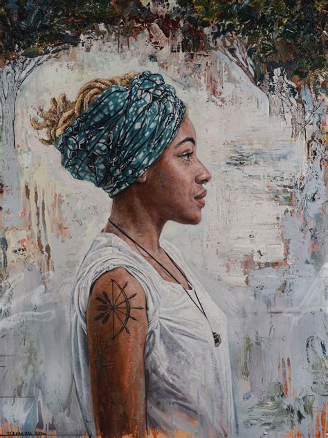 Striking Portraits Featuring Powerful Women of Color Painted by Artist ...