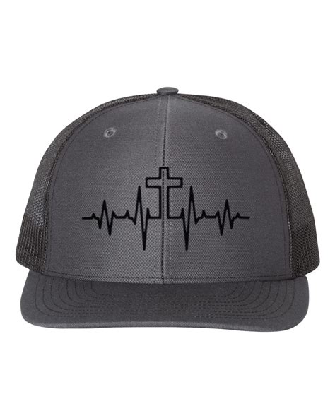 Christian Hat, Heartbeat Cross, Christian Snapback, Cross Hat ...