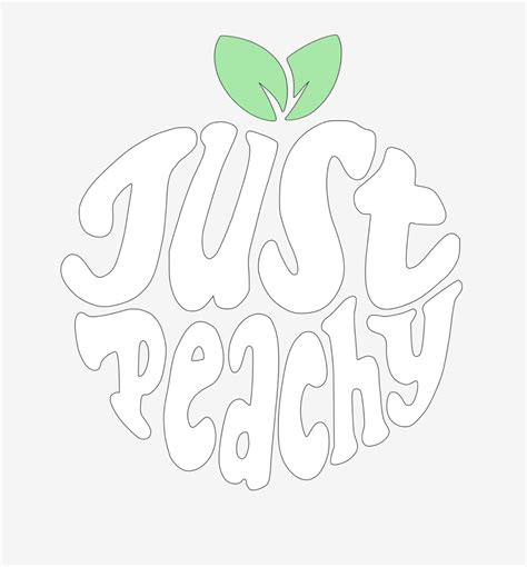 Just Peachy SVG on Behance