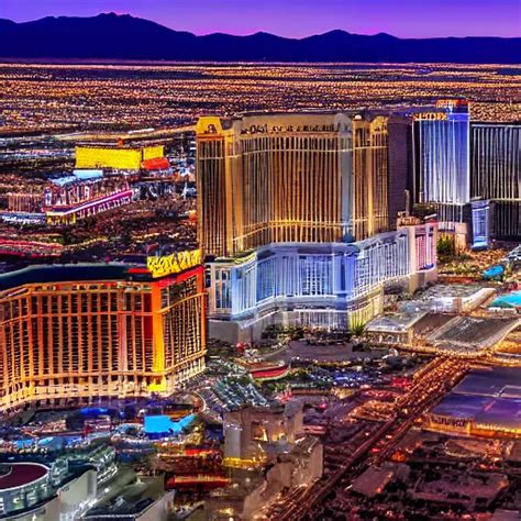 Las Vegas strip, aerial, skyline, cinematic 8k UHD | Stable Diffusion ...