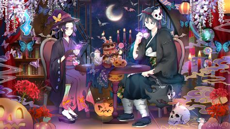 Discover more than 80 demon slayer halloween wallpaper latest - in ...