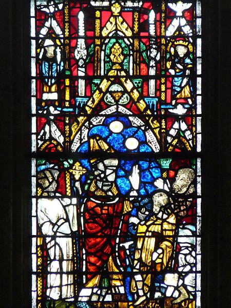 A stained glass window at York Minster, York, England - Medievalists.net