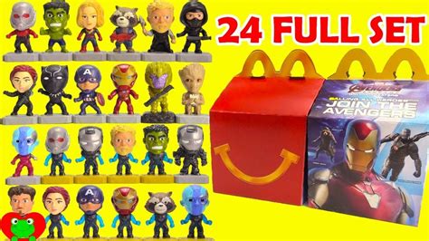 Opening 2019 Avengers Endgame McDonald's Happy Meal Toys Full Set of 24 ...