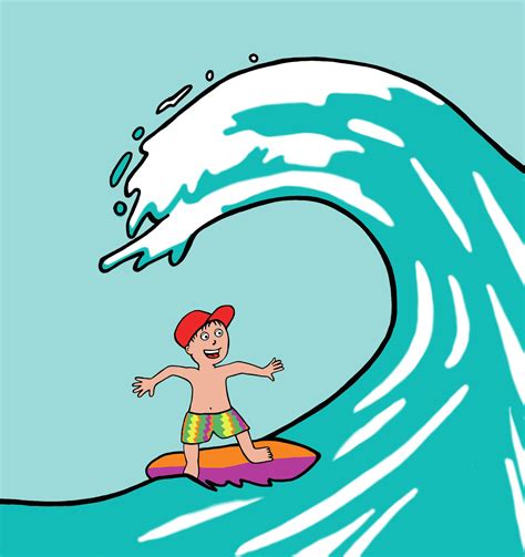 Surfing Animated Gif