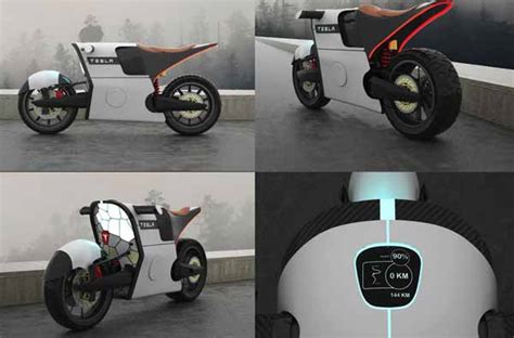 Motor listrik Tesla ebike