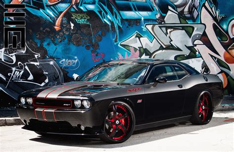 Devilish Dodge Challenger on Asanti Custom Rims — CARiD.com Gallery